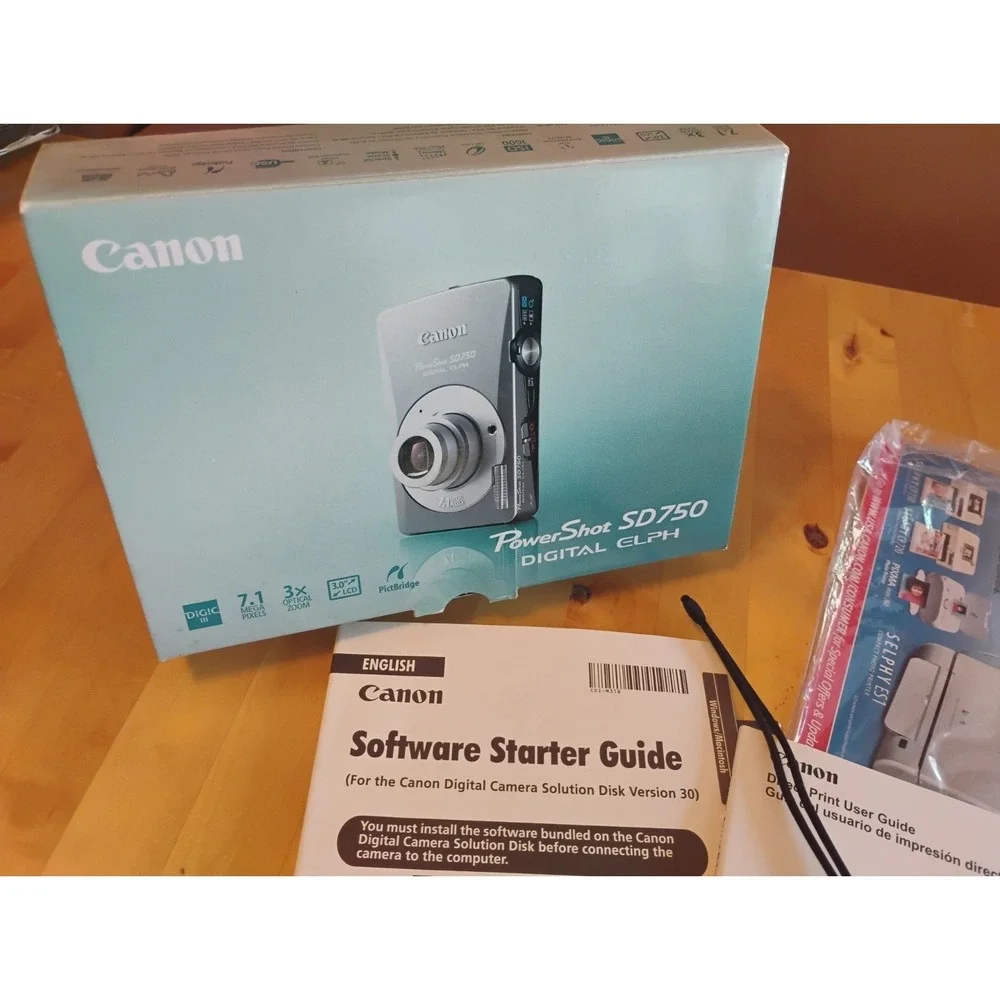 WORKS!! Canon PowerShot Digital ELPH SD750 7.1MP Digital Camera Battery Charger